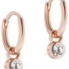 Homeware * | Ted Baker Crystal Huggies Earrings Original