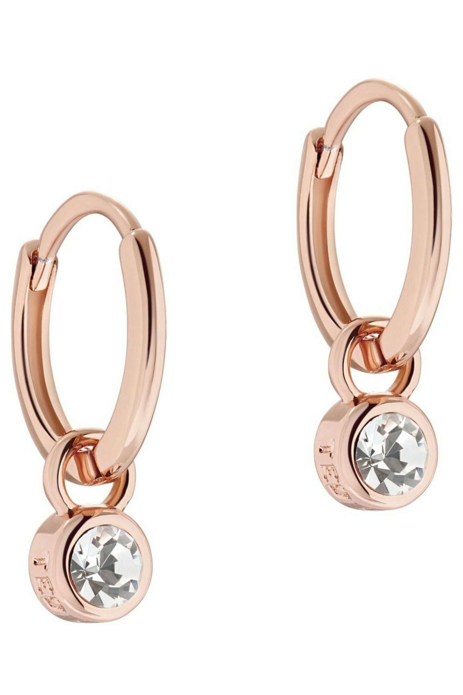 Homeware * | Ted Baker Crystal Huggies Earrings Original