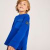 Clothing * | Ted Baker Blue Pocket Long Sleeve T-Shirt Shop