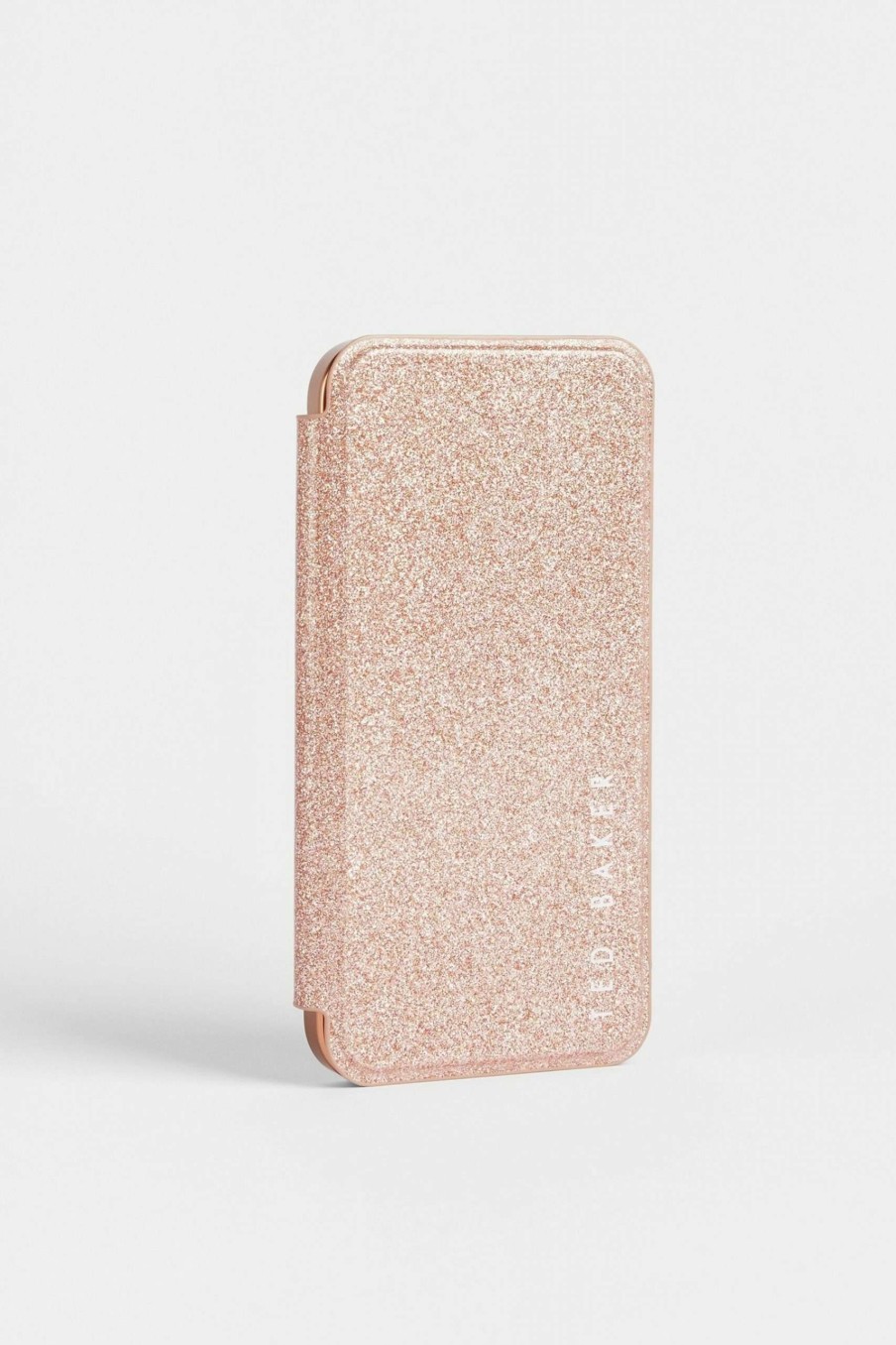 Homeware * | Ted Baker Pink Dianoe Glitter Iphone 12 / 12 Pro Mirror Case Free Delivery