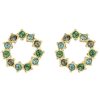 Homeware * | Ted Baker Crystal Hoop Stud Earrings Latest Fashion