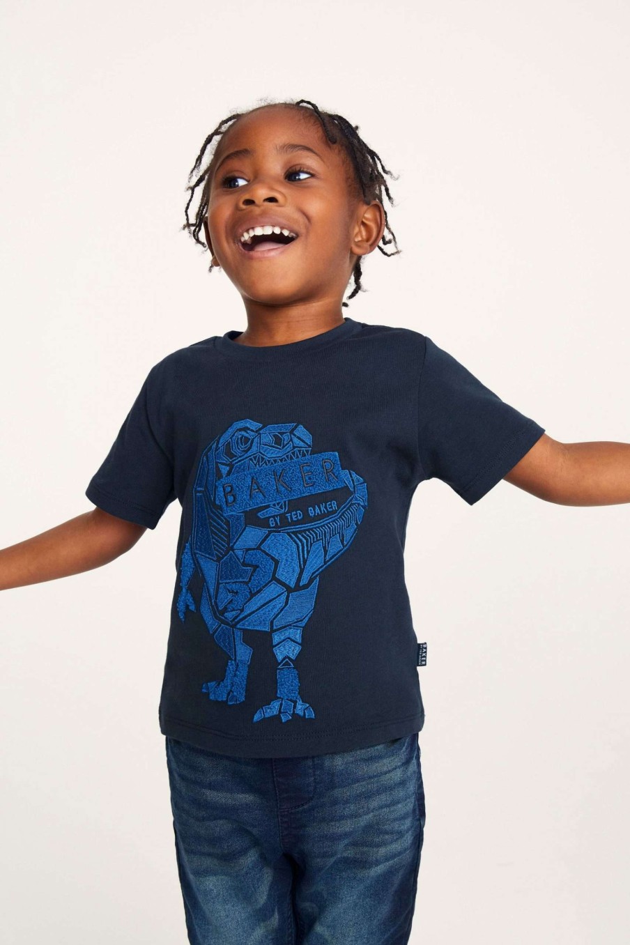 Clothing * | Ted Baker Blue Dino T-Shirt Top Selling