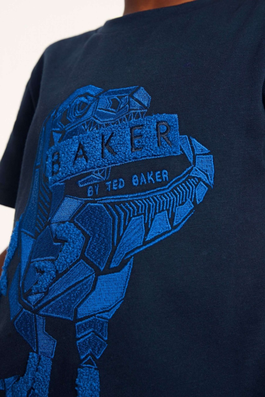 Clothing * | Ted Baker Blue Dino T-Shirt Top Selling