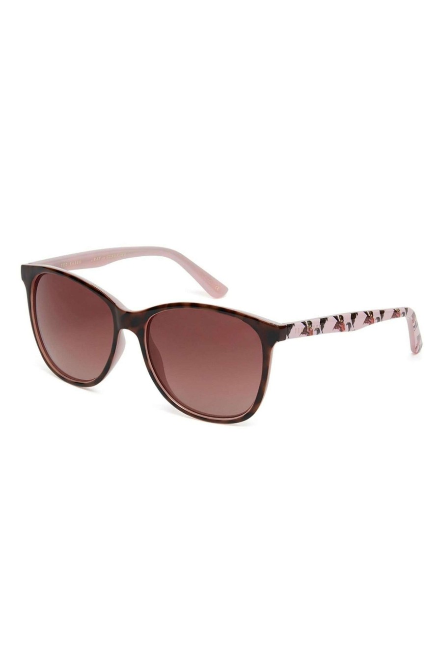 Homeware * | Ted Baker Brown Large Fashion Frame With Print Sunglasses Online Store