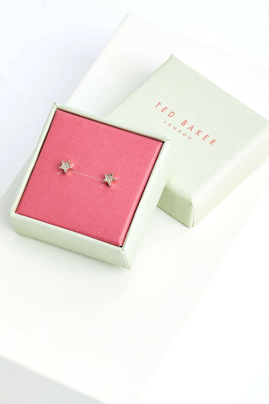 Homeware * | Ted Baker Natural Sidneyy: Pave Nano Star Stud Earrings Official