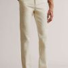 Homeware * | Ted Baker Genay Irvine White Fit Slim Chinos Exclusive Design