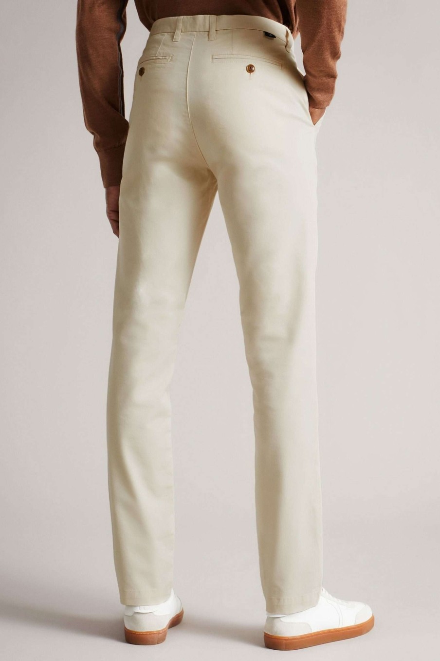 Homeware * | Ted Baker Genay Irvine White Fit Slim Chinos Exclusive Design