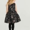 Clothing * | Ted Baker Black Jacquard Dress Best-Selling