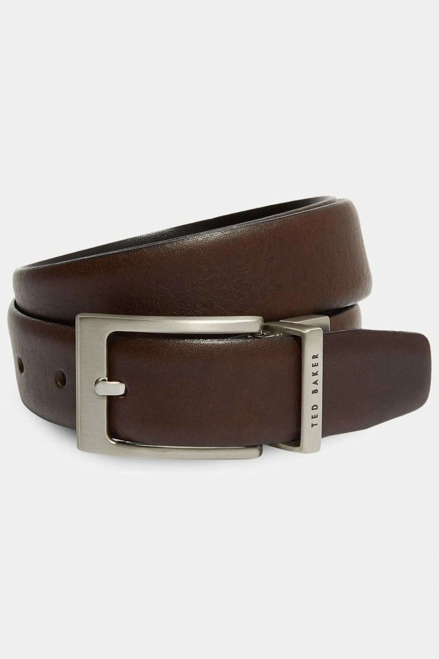 Homeware * | Ted Baker Brown Karmer Reversible Leather Belt Original