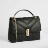 Homeware * | Ted Baker Ayahlin Black Leather Puffer Quilt Detail Cross-Body Bag Popular