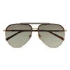 Homeware * | Ted Baker Tortoiseshell Brown Flat Fronted Rimless Pilot Sunglasses Sale