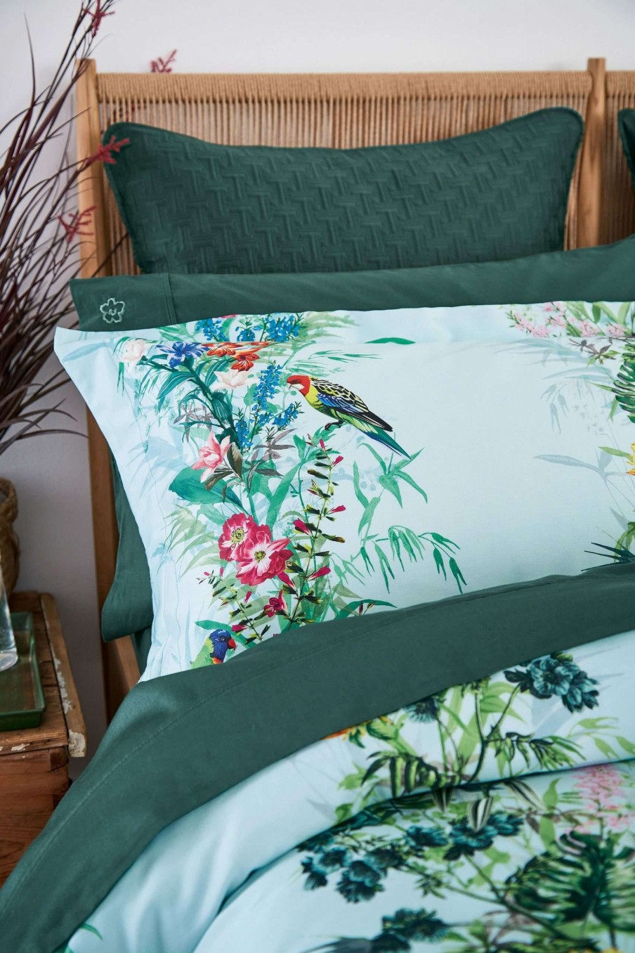 Homeware * | Ted Baker Tropical Elevations 220 Thread Count Cotton Sateen Pillowcase Unique