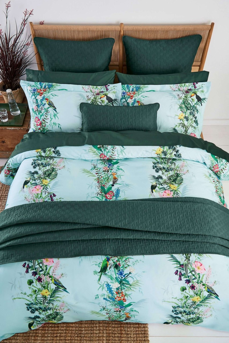 Homeware * | Ted Baker Tropical Elevations 220 Thread Count Cotton Sateen Pillowcase Unique