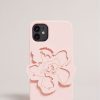 Homeware * | Ted Baker Pink Magnolia Silicone Iphone 11 Clip Case Fashion