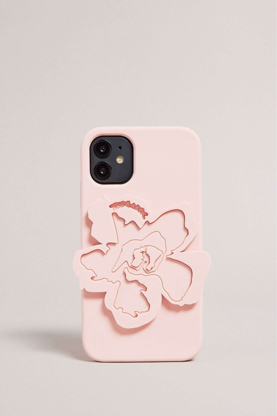 Homeware * | Ted Baker Pink Magnolia Silicone Iphone 11 Clip Case Fashion