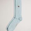 Homeware * | Ted Baker Ditton Lt-Blue Flower Embroidery Socks Top Selling