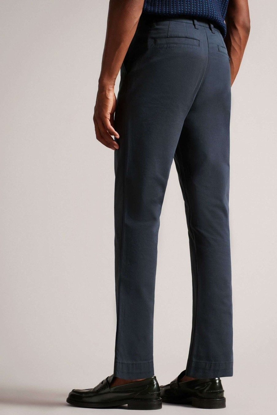 Homeware * | Ted Baker Irvine Blue Fit Smart Chinos Cut Price