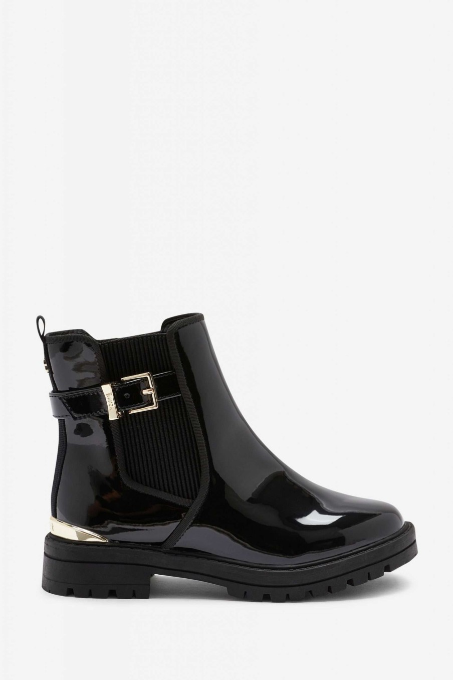 Footwear * | Ted Baker Black Buckle Chelsea Boots Online Sales