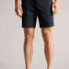 Clothing * | Ted Baker Dk-Navy Blue Ashfrd Chino Shorts Online Sales