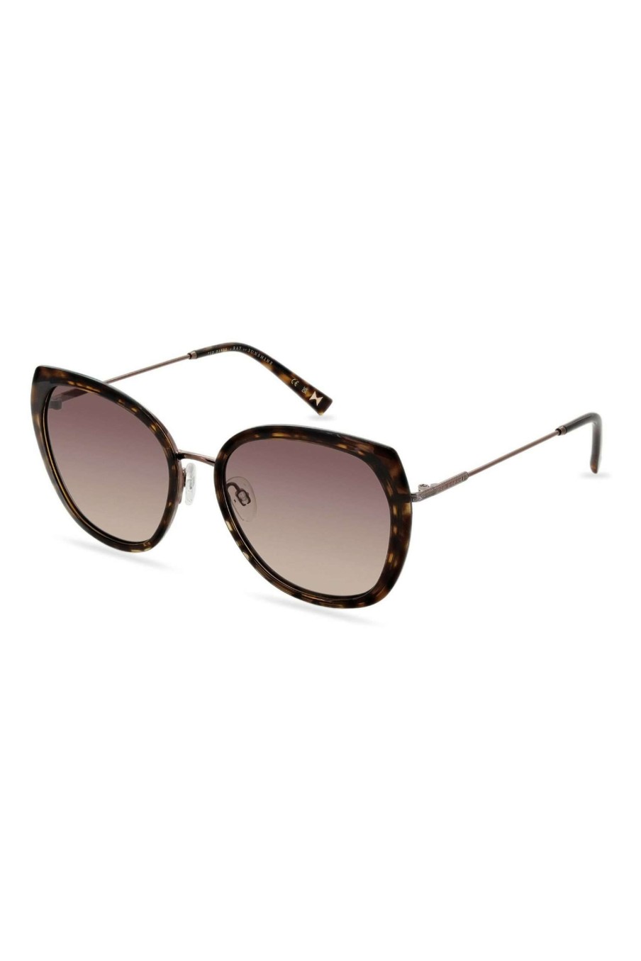 Homeware * | Ted Baker Oversized Brown Combination Sunglasses Opening Sales