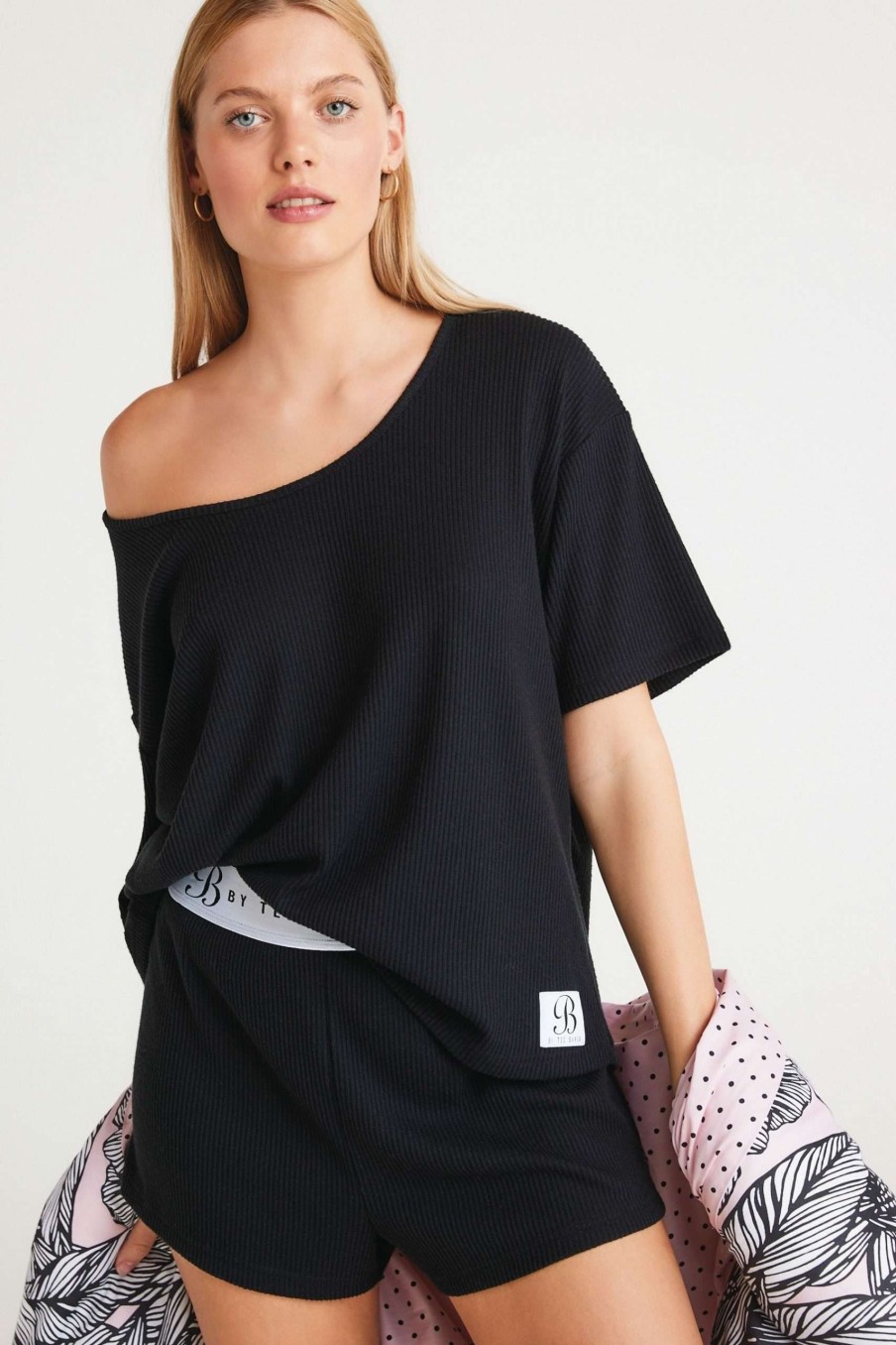 Clothing * | Ted Baker Rib Loungewear T-Shirt Online Sales