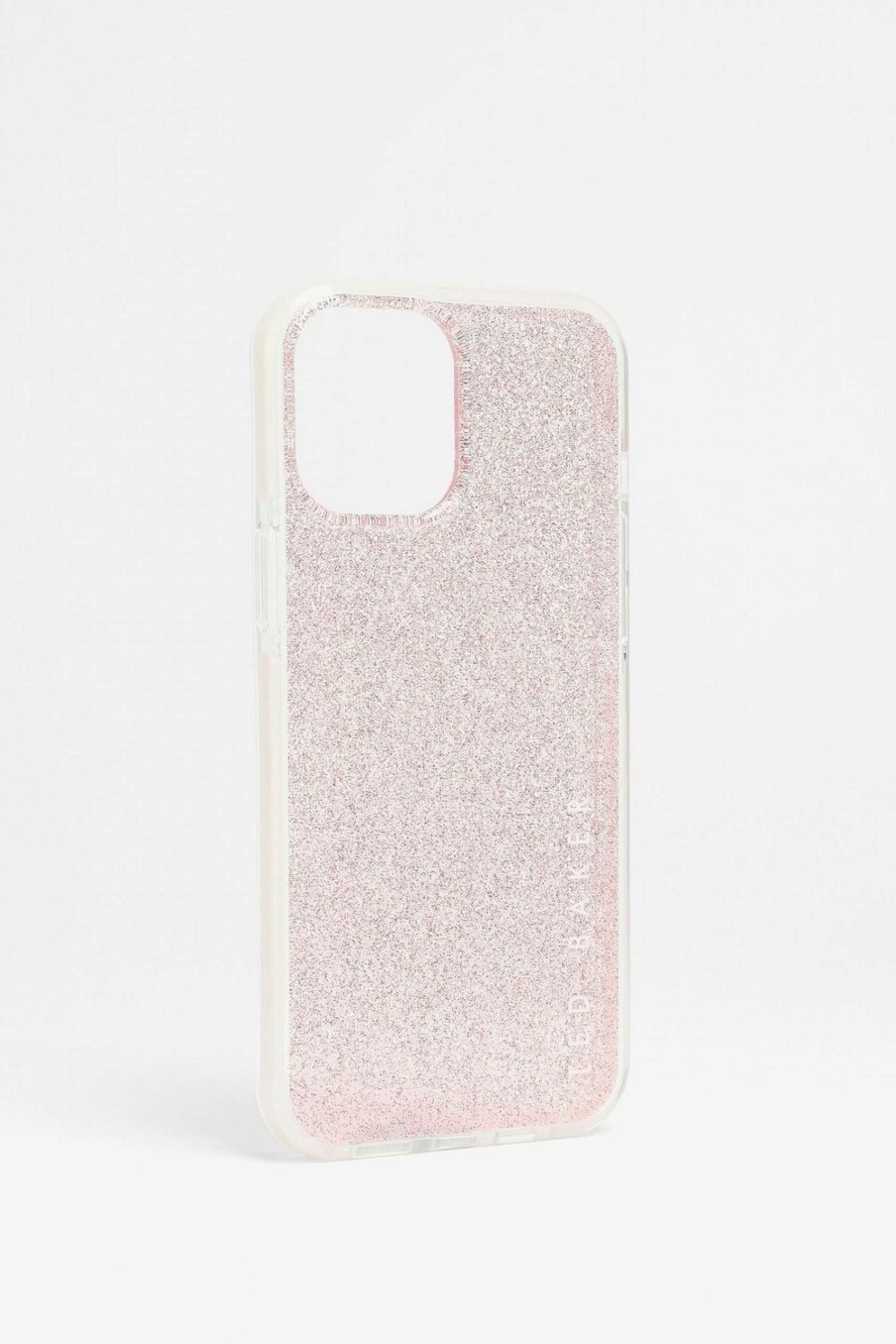 Homeware * | Ted Baker Rossiy Pink Glitter Antishock Iphone 12 Pro Max Case Limited Edition