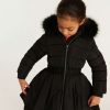 Clothing * | Ted Baker Black Skirt Parka Coat Sale