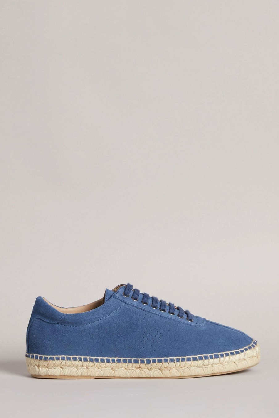 Footwear * | Ted Baker Antonn Blue Espadrille Trainers Cheap Online