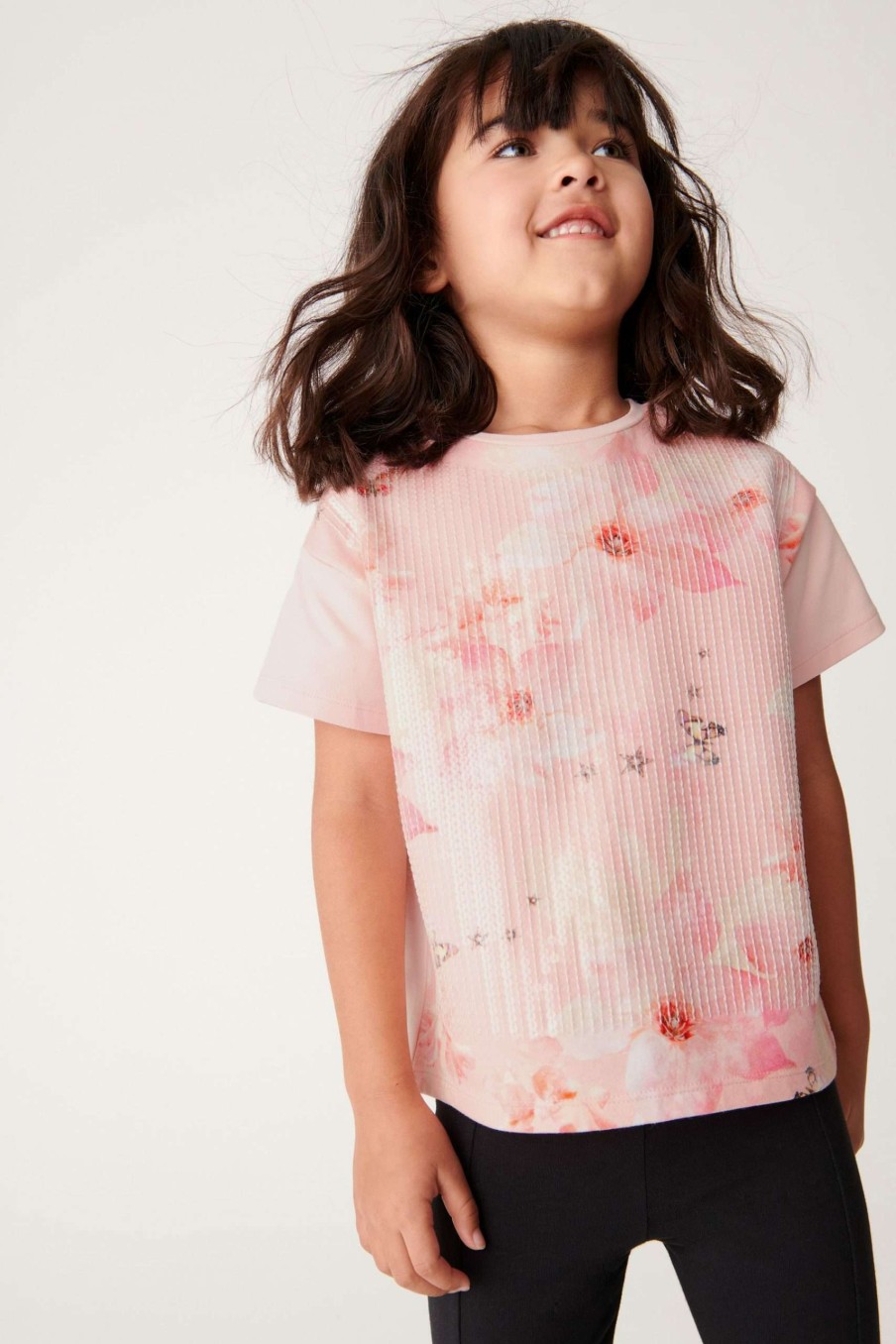 Gift Set * | Ted Baker Pink Sequin Tee And Legging Set Sale