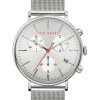 Homeware * | Ted Baker Mens Silver Plated Mimosa Watch Special