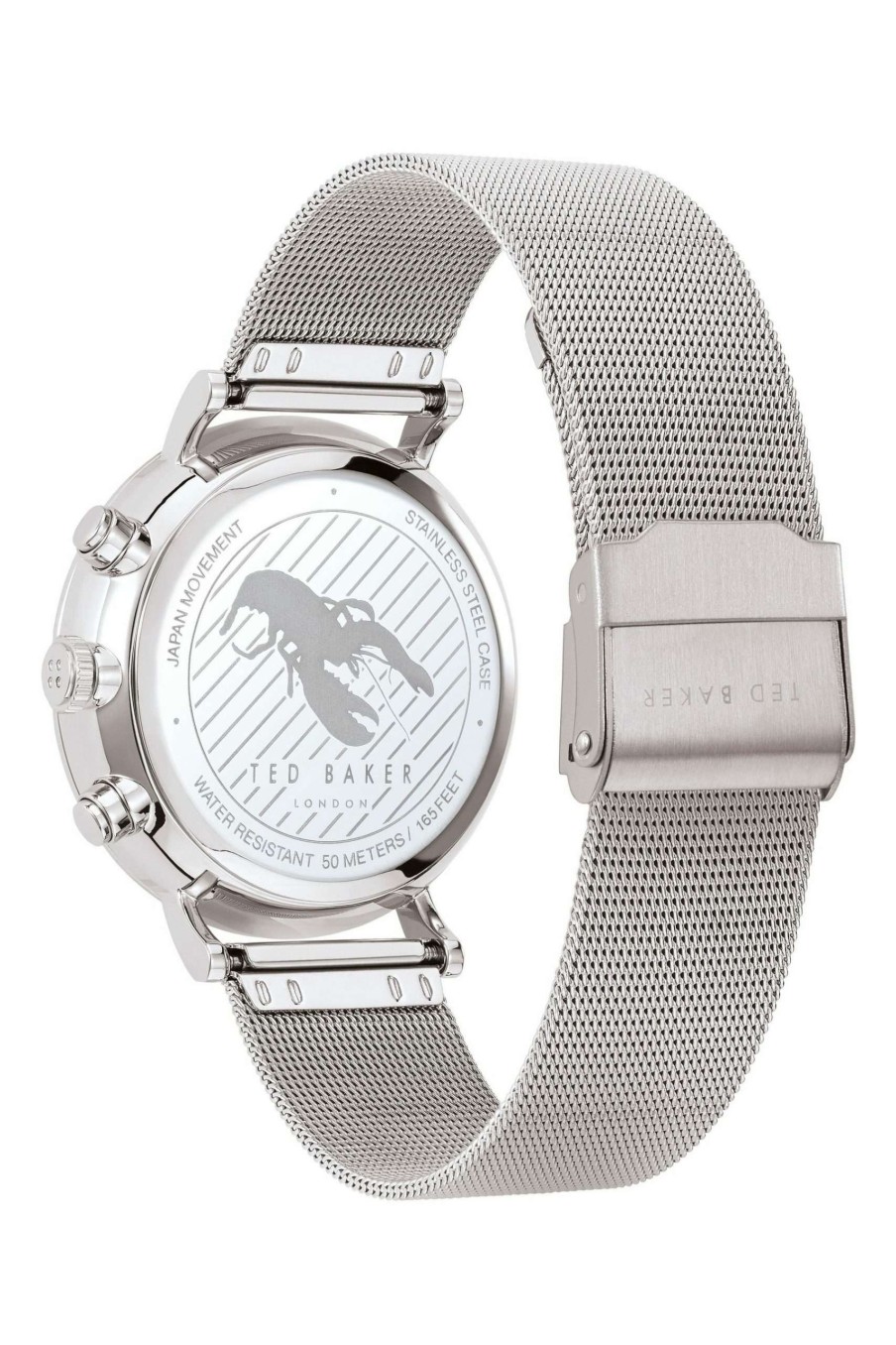 Homeware * | Ted Baker Mens Silver Plated Mimosa Watch Special