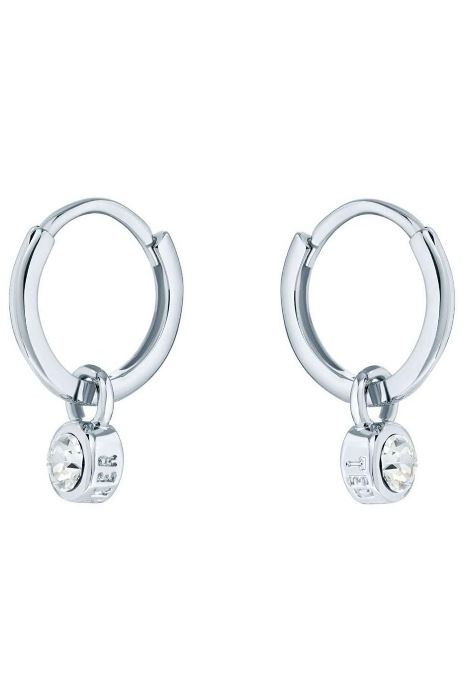 Homeware * | Ted Baker Crystal Huggies Earrings Opening Sales