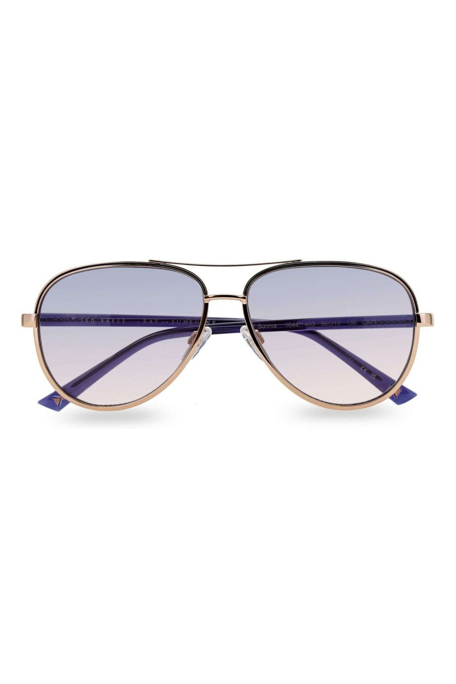 Homeware * | Ted Baker Small Metal Pilot Style Sunglasses Popular