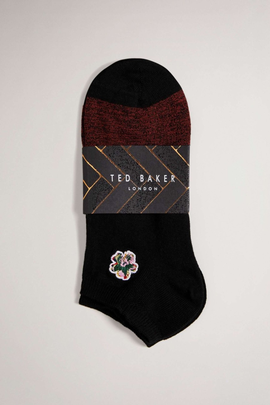 Homeware * | Ted Baker Black Trainer Socks Classical