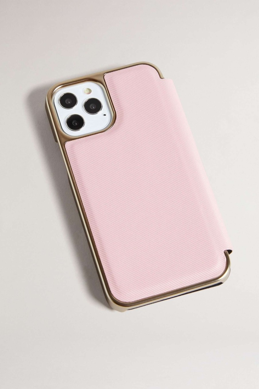 Homeware * | Ted Baker Lt-Pink Magenta Magnolia Flwr Iphone 12/12 Pro Mirror Case Top Selling