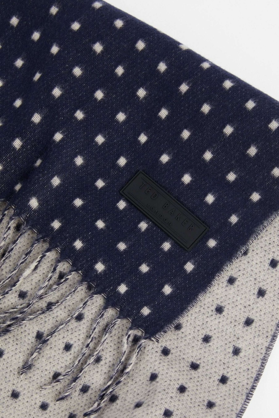 Homeware * | Ted Baker Navy Vessle Dot Woven Scarf Unique