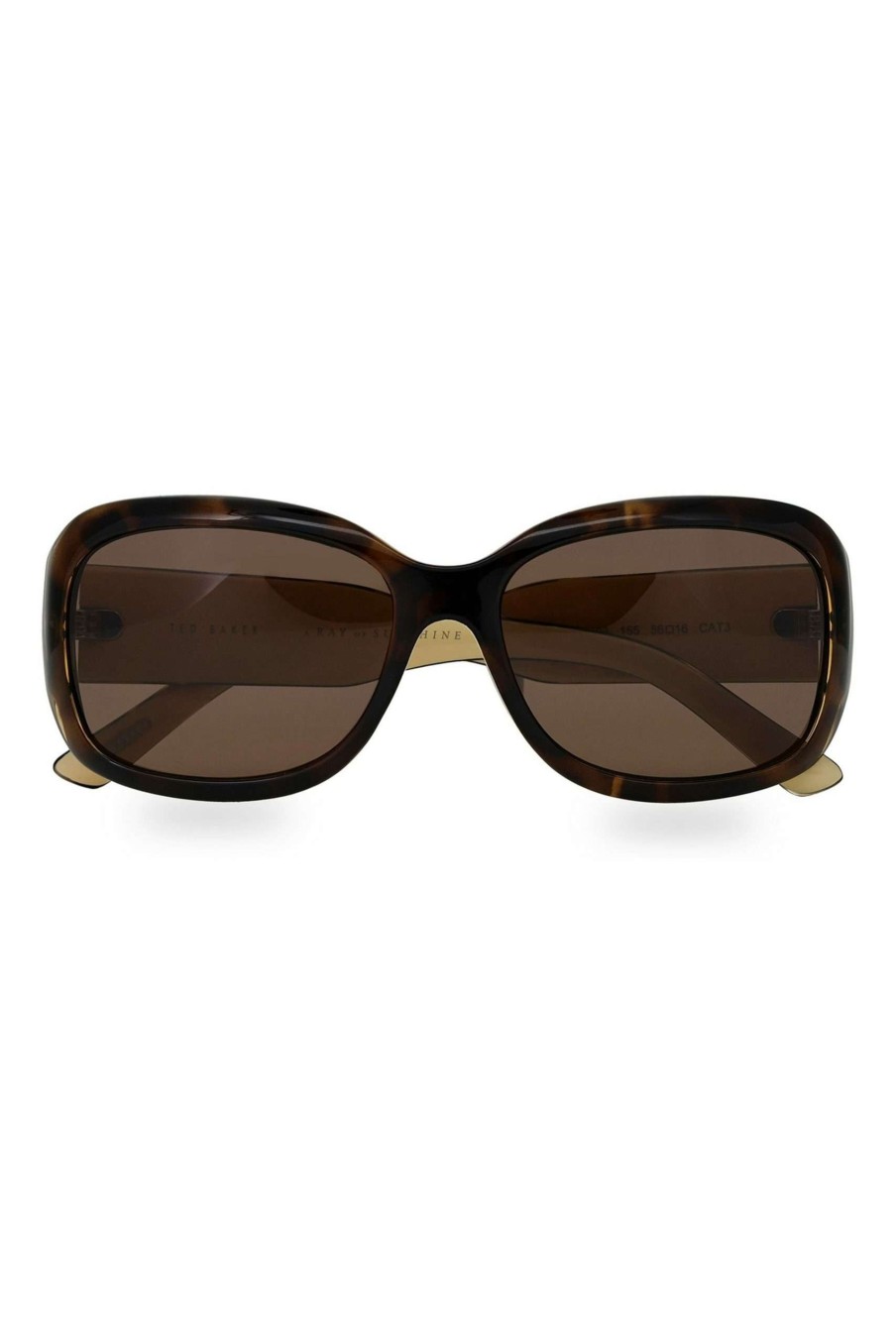 Homeware * | Ted Baker Charlotte Tortoiseshell & Cream Sunglasses Latest Fashion