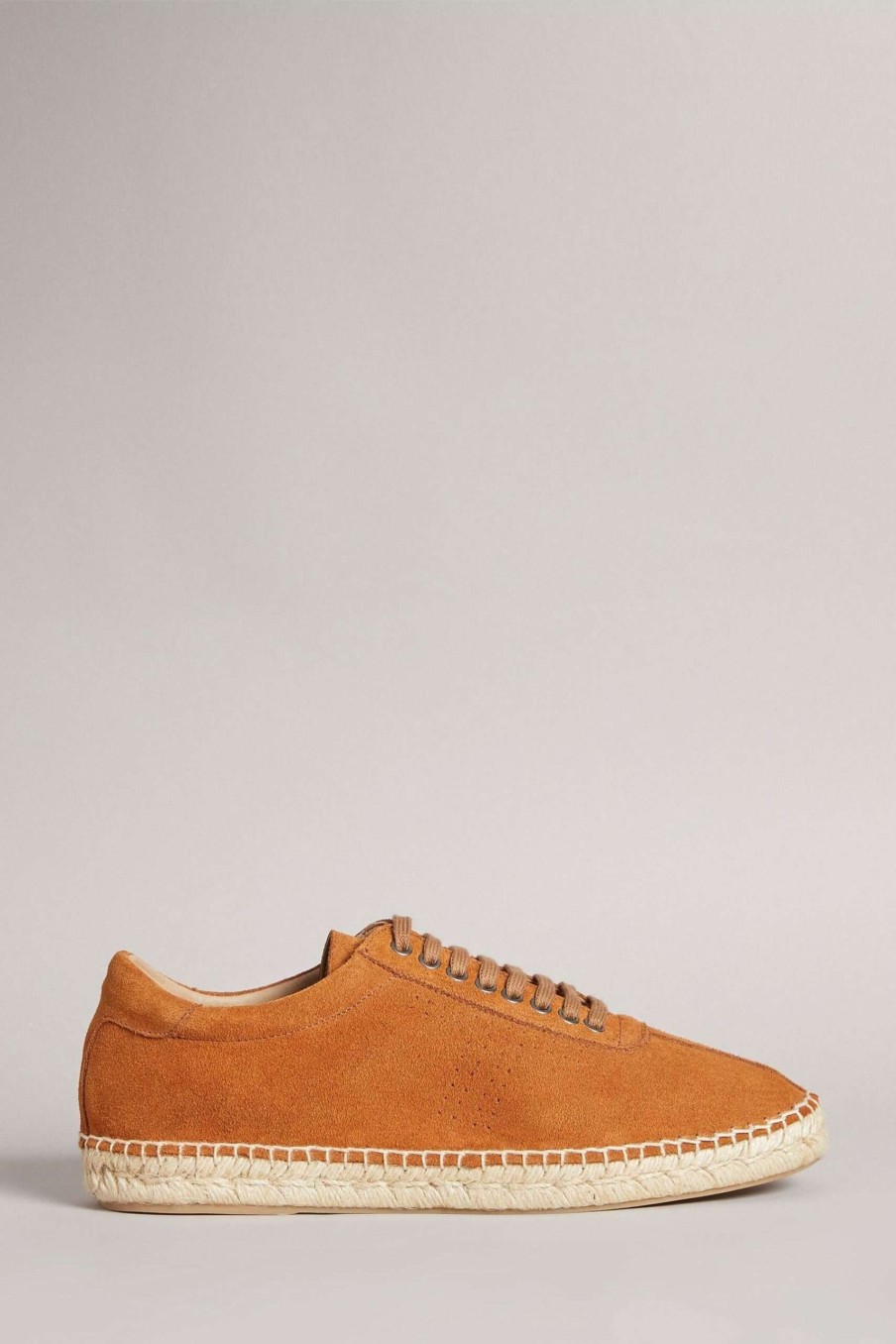 Footwear * | Ted Baker Antonn Brown Espadrille Trainers Best-Selling