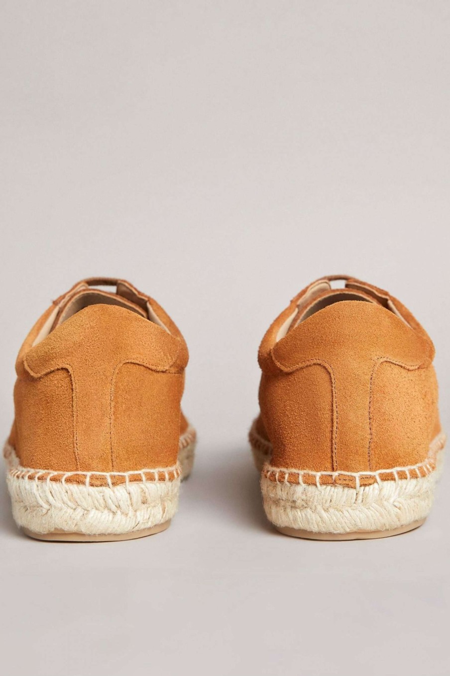 Footwear * | Ted Baker Antonn Brown Espadrille Trainers Best-Selling