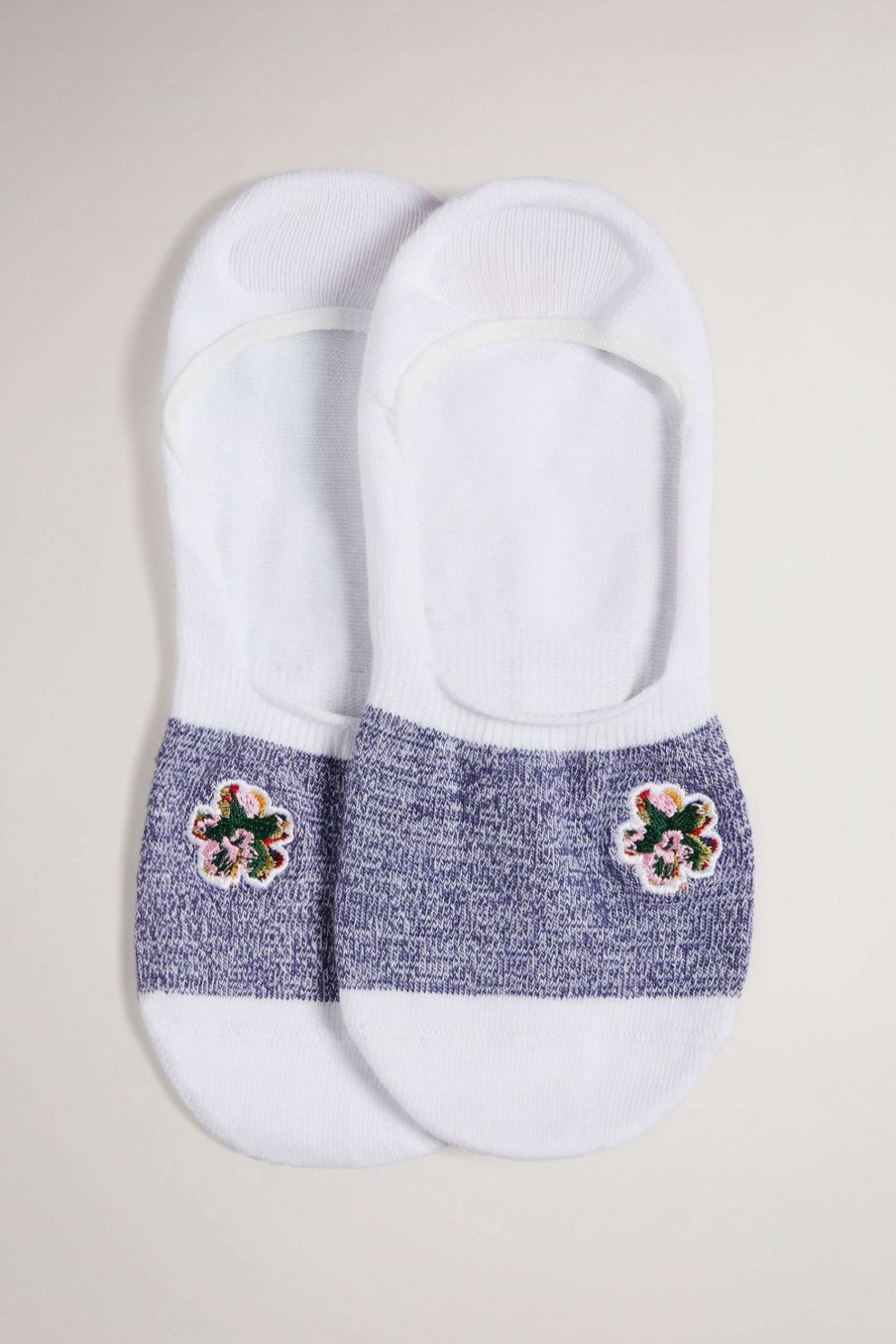 Homeware * | Ted Baker White Invisible Socks Official