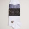 Homeware * | Ted Baker White Trainer Socks Classical