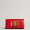 Homeware * | Ted Baker Tikay Red Statement Hardware Leather Purse Cheap Online