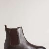 Footwear * | Ted Baker Maisonn Brown Leather Chelsea Boots Limited Edition