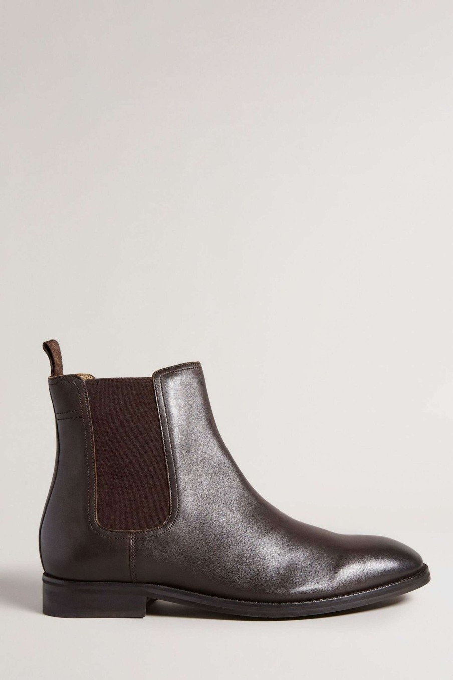 Footwear * | Ted Baker Maisonn Brown Leather Chelsea Boots Limited Edition