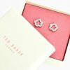 Homeware * | Ted Baker Natural Carliyy Crystal Magnolia Stud Earrings Cheap Online