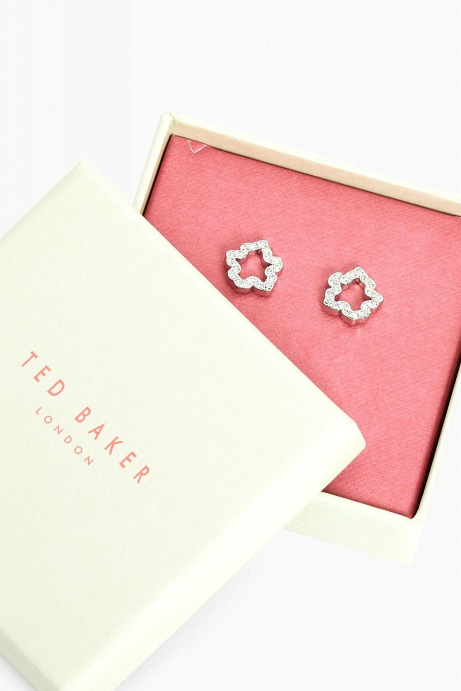 Homeware * | Ted Baker Natural Carliyy Crystal Magnolia Stud Earrings Cheap Online