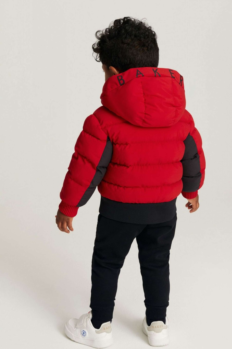 Clothing * | Ted Baker Shower Resistant Red Padded Coat Limited Edition