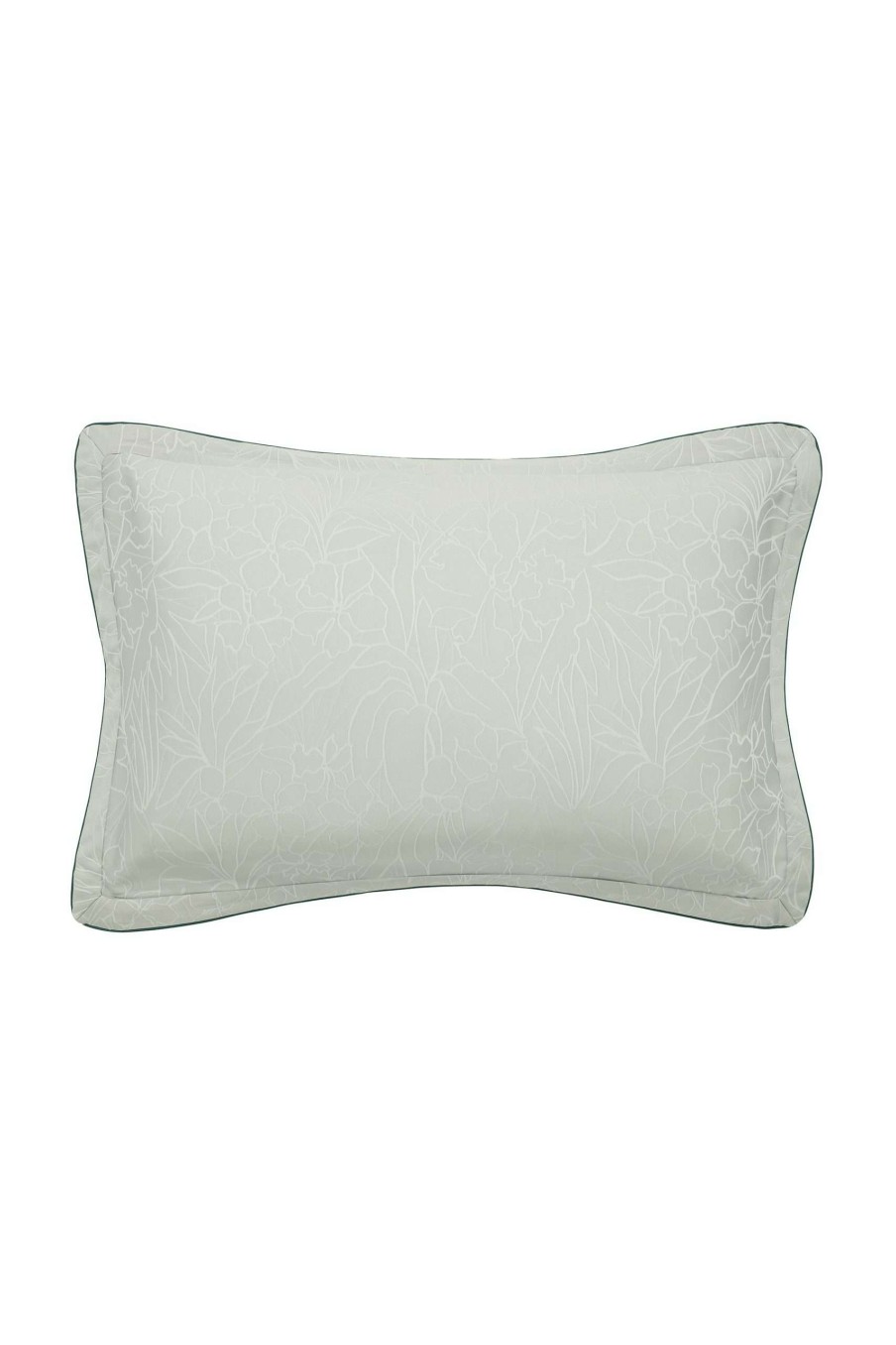 Homeware * | Ted Baker Lemongrass Bamboo Mix Jacquard Oxford Pillowcase Online Sales