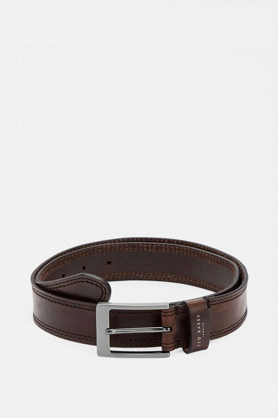 Homeware * | Ted Baker Brown Crikitt Cricket Stitch Belt Limited Edition