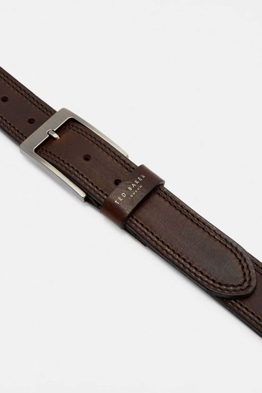 Homeware * | Ted Baker Brown Crikitt Cricket Stitch Belt Limited Edition